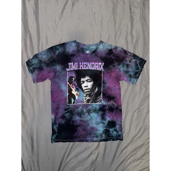 Jimi Hendrix Other - Men’s Authentic Jimi Hendrix Graphic Print Purple Haze Music Tie Dye Shirt Sz M